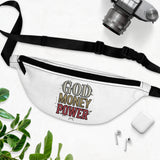 Fanny Pack — "God Money Power" Graphic Waist Bag