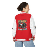 Letterman Jacket — GMP God Money Power Eagle Varsity Jacket