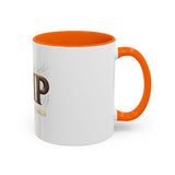 GMP 'God Money Power' Accent Coffee Mug — 11/15 oz Inspirational Ceramic