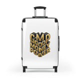Suitcase — 'GMP Good Money Power' Graphic Carry-On Luggage