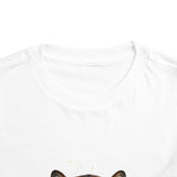 Toddler Tee — Tiger Face "God Money Power" Graphic