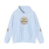 God Money Power Hoodie – Gold Globe Graphic Religious Streetwear