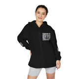 Windbreaker Jacket — "GOD MONEY POWER" Camo Zip-Up Hooded Jacket