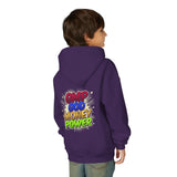 Youth Hoodie — GMP God Money Power Rainbow Graphic