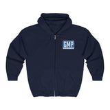 GMP "God Money Power" Zip Hoodie — Logo Full‑Zip Sweatshirt