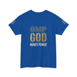 GMP GOD Money Power T-Shirt — Bold Gold Logo Tee