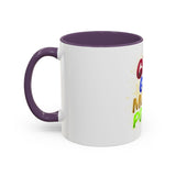 GMP God Money Power Accent Coffee Mug — Colorful Motivational Tea Cup (11/15 oz)