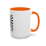 Coffee Mug — 'God Money Power' Bandana Jesus Black Accent Mug (11/15oz)