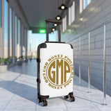 Suitcase — God Money Power (GMP) Monogram Carry-On Luggage