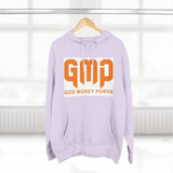 GMP "God Money Power" Hoodie — Bold Orange Streetwear Fleece