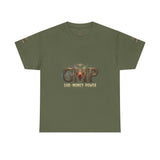 GMP "God Manly Power" Graphic Tee — Bold Logo Cotton Shirt