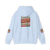 Hoodie — "Put GOD First, Hustle For The MONEY, Put Yourself In POWER" Inspirational Graphic Hoodie