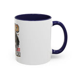 GMP ‘God Money Power’ Accent Coffee Mug - Bold Eagle Graphic 11/15oz