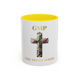 God Money Power Coffee Mug – GMP Cross Design (11oz & 15oz)