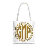God Money Power Tote Bag — GMP Gold Logo Canvas Tote