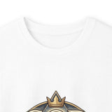 God Money Power Long Sleeve Tee — Vintage Crest Graphic
