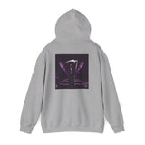 Angel Of Death Hoodie — Purple Gothic Angel Graphic Sweatshirt