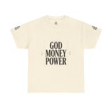 God Money Power T-Shirt — Bold Faith & Hustle Graphic Tee