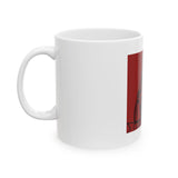 Religious Icon Red Bandana Mug – God Money Power Ceramic Coffee Cup (11oz, 15oz)