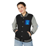 Letterman Jacket — 'God Money Power' Retro Graphic Varsity Jacket