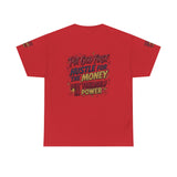 Inspirational Graphic Tee — "Put God First, Hustle for the Money, Put Yourself in Power"