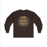 God Money Power Long Sleeve Tee