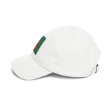 Dad Cap — Retro Green & Red Graphic Patch Hat