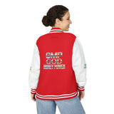 Letterman Jacket — 'GMP GOD MONEY POWER' Varsity Bomber