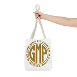 God Money Power Tote Bag — GMP Gold Logo Canvas Tote