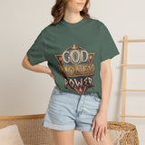 God Money Power Retro Crest T-Shirt