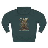 GMP Gold Throne Hoodie — God Money Power Graphic Hoodie
