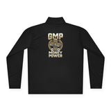 Quarter-Zip Pullover — 'GMP Money Power' Gold Crest Logo