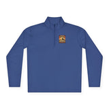 Quarter-Zip Pullover — 'God Money Power' Pyramid Graphic
