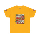 Put GOD First Hustle For The MONEY Tee - Faith & Motivation Graphic T-Shirt