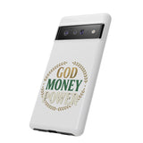 Phone Case — "God Money Power" Inspirational Religious Design