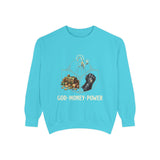 God Money Power Sweatshirt — Religious Inspirational Crewneck