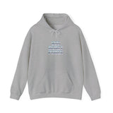 Hoodie — "God Money Power" Chrome Text Pullover