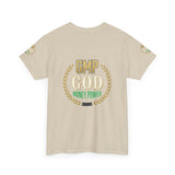 GMP God Money Power Tee — Motivational Gold Laurel Graphic T-Shirt