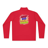 Quarter-Zip Pullover — "GMP God Money Power" Colorful Graphic