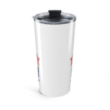 20oz Stainless Tumbler — "God Money Power" Patriotic Bandana Jesus Design