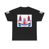 Patriotic 'God Money Power' Tee — Americana Flag Graphic T-Shirt