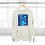Hoodie - 'God Money Power' Graphic Fleece Pullover