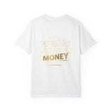 Money Quote T-Shirt — "Put God First, I Hustle For The Money" Graphic Tee