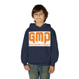 Youth Hoodie — GMP (God Money Power) Bold Orange Logo