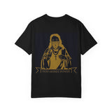 Religious Icon Graphic T‑Shirt — "God Money Power" Vintage Streetwear