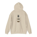 God Money Power- King Crown Hoodie — Vintage Lion & Regal Emblem Graphic