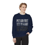 Put God First Hustle For The Money Put Yourself In Power Sweatshirt