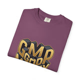 Good Money Power Graphic Tee — GMP 3D Gold Lettering T-Shirt