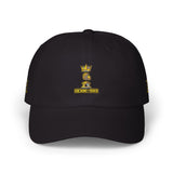 Dad Cap — Gold Crown 'Best Dad' Embroidered Baseball Hat
