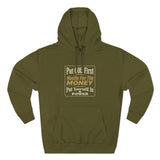 Hoodie — “Put GOD First, Hustle For The MONEY” Motivational Religious Graphic Hoodie